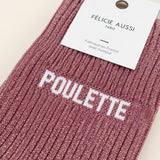 Chaussettes femme à message pailletées - Félicie Aussi Félicie Aussi Hersée Paris 9