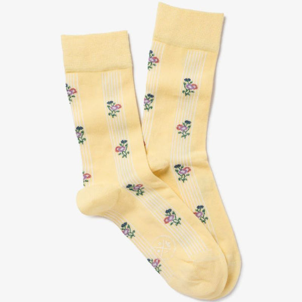 Chaussettes Lulu bouquets de fleurs en coton - Royalties