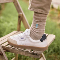 Chaussettes mi-mollet bouclette coton recyclé à rayure - Faguo Faguo Hersée Paris 9