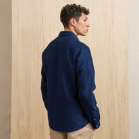 Chemise Iraty homme coupe droite ajustée coton recyclé - Faguo Faguo Hersée Paris 9