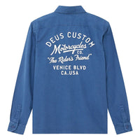 Chemise Nomad Mechanic Blue en sergé de coton - Deus Ex Machina Deus Ex Machina Hersée Paris 9