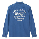 Chemise Nomad Mechanic Blue en sergé de coton - Deus Ex Machina Deus Ex Machina Hersée Paris 9
