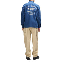 Chemise Nomad Mechanic Blue en sergé de coton - Deus Ex Machina Deus Ex Machina Hersée Paris 9