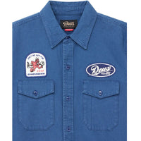 Chemise Nomad Mechanic Blue en sergé de coton - Deus Ex Machina Deus Ex Machina Hersée Paris 9