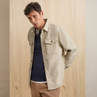 Chemise surchemise Flavigny homme coupe droite oversize coton - Faguo Faguo Hersée Paris 9