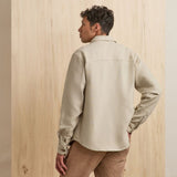 Chemise surchemise Flavigny homme coupe droite oversize coton - Faguo Faguo Hersée Paris 9