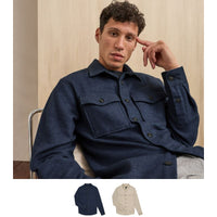 Chemise surchemise Flavigny homme coupe droite oversize coton - Faguo Faguo Hersée Paris 9