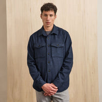 Chemise surchemise Flavigny homme coupe droite oversize coton - Faguo Faguo Hersée Paris 9