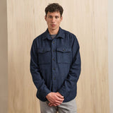 Chemise surchemise Flavigny homme coupe droite oversize coton - Faguo Faguo Hersée Paris 9