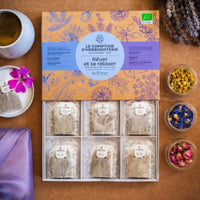 Coffret 30 Infusions du soir bio Rêver & se relaxer - Comptoir d’Herboristerie Comptoir d'Herboristerie Hersée Paris 9