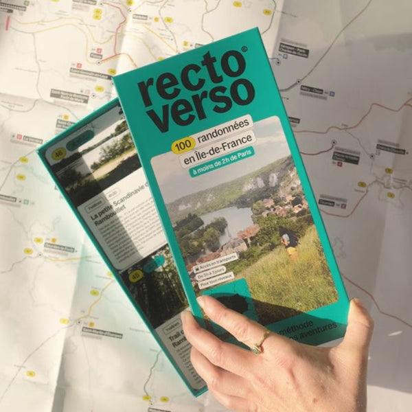 Coffret Carte 100 randonnées Île-de-France + accès digital - Recto Verso Recto Verso Hersée Paris 9