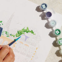 Coffret Peinture au numéro - Petit Pinceau - La Petite Epicerie La Petite Epicerie Hersée Paris 9
