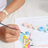 Coffret Peinture au numéro - Petit Pinceau - La Petite Epicerie La Petite Epicerie Hersée Paris 9