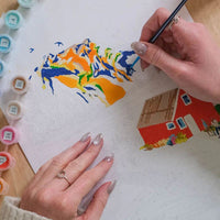 Coffret Peinture au numéro - Petit Pinceau - La Petite Epicerie La Petite Epicerie Hersée Paris 9