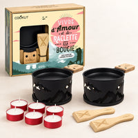 Coffret raclette à la bougie Lumi 2 personnes Montagne Noir - Cookut Cookut Hersée Paris 9