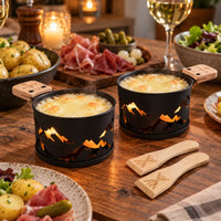 Coffret raclette à la bougie Lumi 2 personnes Montagne Noir - Cookut Cookut Hersée Paris 9