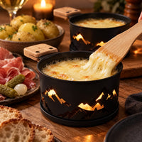 Coffret raclette à la bougie Lumi 2 personnes Montagne Noir - Cookut Cookut Hersée Paris 9