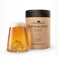 Coffret Verre design Topographic Montagne relief 450ml - Alaskan Maker Alaskan Maker Hersée Paris 9