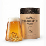 Coffret Verre design Topographic Montagne relief 450ml - Alaskan Maker Alaskan Maker Hersée Paris 9