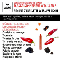 Crayon à assaisonner Piment d'Espelette & Truffe Noire - OCNI OCNI Hersée Paris 9