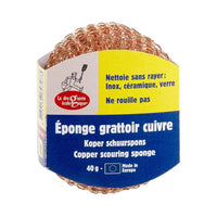 Éponges grattoirs en cuivre tricoté - Droguerie Écologique La Droguerie Ecologique Hersée Paris 9