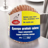 Éponges grattoirs en cuivre tricoté - Droguerie Écologique La Droguerie Ecologique Hersée Paris 9