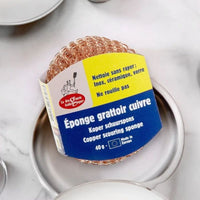 Éponges grattoirs en cuivre tricoté - Droguerie Écologique La Droguerie Ecologique Hersée Paris 9