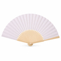 Éventail pliant en bambou et tissu coloré 21 cm Hersée Hersée Paris 9