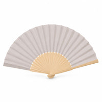 Éventail pliant en bambou et tissu coloré 21 cm Hersée Hersée Paris 9