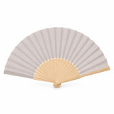 Éventail pliant en bambou et tissu coloré 21 cm Hersée Hersée Paris 9