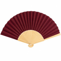Éventail pliant en bambou et tissu coloré 21 cm Hersée Hersée Paris 9