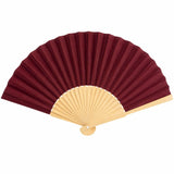 Éventail pliant en bambou et tissu coloré 21 cm Hersée Hersée Paris 9