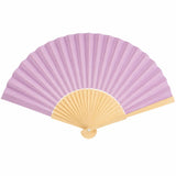 Éventail pliant en bambou et tissu coloré 21 cm Hersée Hersée Paris 9