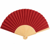 Éventail pliant en bambou et tissu coloré 21 cm Hersée Hersée Paris 9