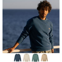 Sweat Donzy col rond en coton recyclé - Faguo Faguo Hersée Paris 9