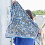 Foulard carré 100×100 grand format en coton imprimé - Bonheur du Jour Paris Bonheur du Jour Paris Hersée Paris 9