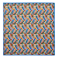 Foulard carré 100×100 grand format en coton imprimé - Bonheur du Jour Paris Bonheur du Jour Paris Hersée Paris 9