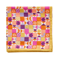 Foulard carré 100×100 grand format en coton imprimé - Bonheur du Jour Paris Bonheur du Jour Paris Hersée Paris 9