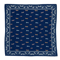 Foulard carré 100×100 grand format en coton imprimé - Bonheur du Jour Paris Bonheur du Jour Paris Hersée Paris 9