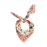 Foulard carré 60×60 bandana en coton imprimé - Bonheur du Jour Paris Bonheur du Jour Paris Hersée Paris 9