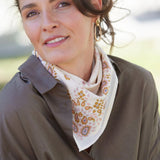 Foulard carré 60×60 bandana en coton imprimé - Bonheur du Jour Paris Bonheur du Jour Paris Hersée Paris 9