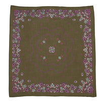 Foulard carré 100×100 grand format en coton imprimé - Bonheur du Jour Paris Bonheur du Jour Paris Hersée Paris 9