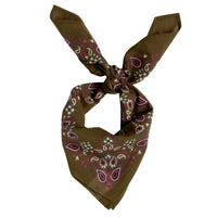 Foulard carré 100×100 grand format en coton imprimé - Bonheur du Jour Paris Bonheur du Jour Paris Hersée Paris 9