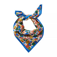 Foulard carré 60×60 bandana en coton imprimé - Bonheur du Jour Paris Bonheur du Jour Paris Hersée Paris 9