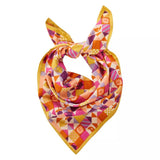 Foulard carré 60×60 bandana en coton imprimé - Bonheur du Jour Paris Bonheur du Jour Paris Hersée Paris 9