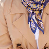 Foulard carré 60×60 bandana en coton imprimé - Bonheur du Jour Paris Bonheur du Jour Paris Hersée Paris 9