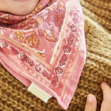 Foulard carré 60×60 bandana en coton imprimé - Bonheur du Jour Paris Bonheur du Jour Paris Hersée Paris 9