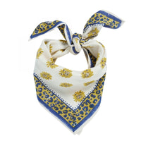 Foulard carré 60×60 bandana en coton imprimé - Bonheur du Jour Paris Bonheur du Jour Paris Hersée Paris 9