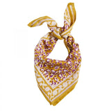 Foulard carré 60×60 bandana en coton imprimé - Bonheur du Jour Paris Bonheur du Jour Paris Hersée Paris 9