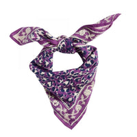 Foulard carré 60×60 bandana en coton imprimé - Bonheur du Jour Paris Bonheur du Jour Paris Hersée Paris 9